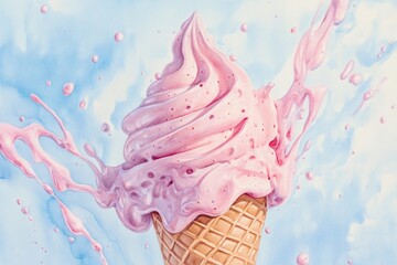 Wall Mural - A colorful and sweet treat on a stick