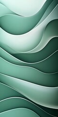 A modern style green gradient background phone wallpaper. The gradient color is smooth and eye-catching. The combination of retro and gradient creates a visually appealing look