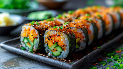 Sticker - Vegetarian Sushi Rolls