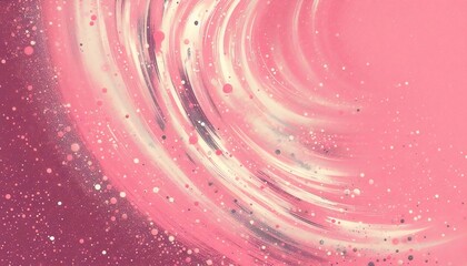 Wall Mural - Pink speckled background with a textured, artistic style. The background features a pink color with a scattered pattern effect. Pink background. Sponge paint texture background.