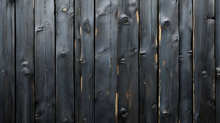 Dark Burned Wood Planks Texture - Realistic Background Image