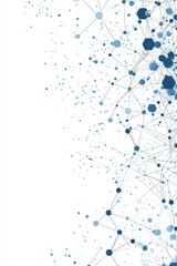 abstract technology background with hexagon pattern
