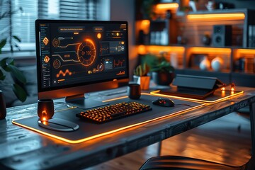 computer monitor technology office screen professional information program software