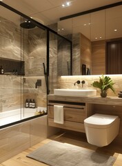 Sticker - Modern Elegant Bathroom Design