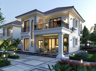 Wall Mural - Luxury Modern Villa Exterior Design