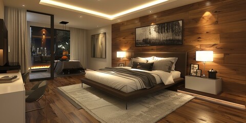 Poster - Modern Luxury Bedroom Interior Design