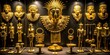 © Man888 - Stunning display of ancient gold artifacts in the Museo del Oro, Bogotá, Colombia, showcasing history
