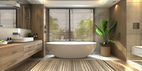 Sticker - Modern Luxurious Bathroom Interior Design