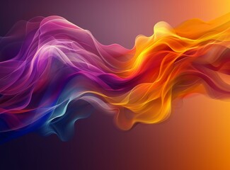 Abstract Flowing Colors