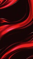 Wall Mural - A red and black gradient marble texture shifts and flows, veins of black weaving deep red, sophistication and timeless luxury, 4k High-Quality gradient luxurious background Animation Video