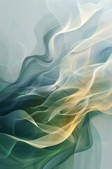 Canvas Print - Abstract Flowing Lines Art Design