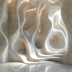 Abstract Marble Interior Design