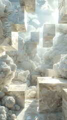 Poster - Abstract Cubes in a Cloud Landscape