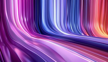 Wall Mural - Colorful Gradient Wavy Background