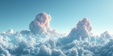 Sticker - Majestic Cloud Formations High Above