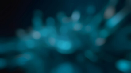 Abstract blue bokeh background