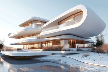 Poster - Modern Architectural Design of a Stylish House