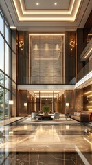 Sticker - Luxury Modern Lobby Interior Design