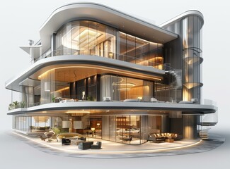 Poster - Modern Architectural Design of a Luxurious House