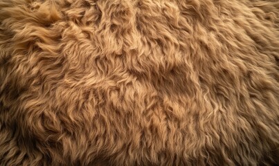 the fur is brown and has a lot of texture