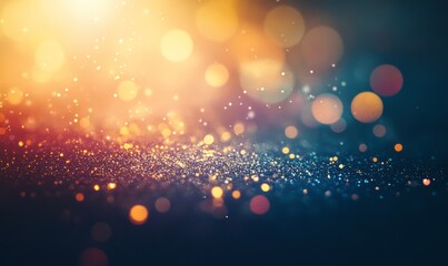 Poster - designed film texture background with heavy grain, dust and a light leak real lens flare shot in stu