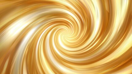 Canvas Print - Abstract golden swirl of light background vector illustration, hd 