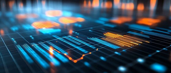 Aufkleber - A closeup of data visualization in sustainability analytics, highlighting ESG reporting tools for green business planning and corporate responsibility