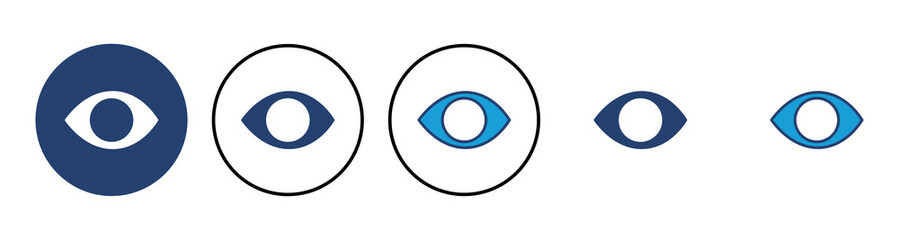 Canvas Print - Eye icon vector. Eye vector icon. Look and Vision icon.