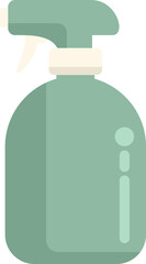 Sticker - Green plastic spray bottle containing cleaning product, for use in the home or workplace