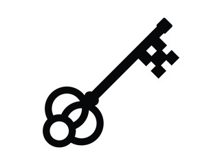 Wall Mural - classic key icon vector design illustration