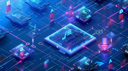Incident management, business technology concept. Operational excellence in IT operations. Process of efficiently identifying, diagnosing and resolving unexpected problems that occur in IT systems.