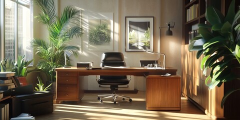 Wall Mural - home office