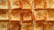 © Sea - Close up of Toast background, top view. Photorealistic high resolution macro photography for advertising or food design.