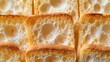 © Sea - Close up of Toast background, top view. Photorealistic high resolution macro photography for advertising or food design.