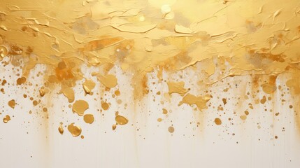 vibrant paint spatter gold