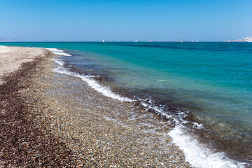 Poster - beach in Kos island in Greece