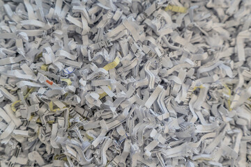 Shredded documents to keep secrets at office