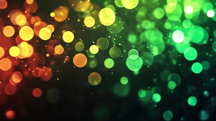 Abstract bright colorful background blur black green