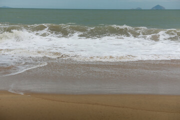 waves on the beach