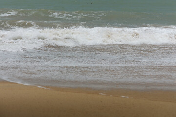 waves on the beach