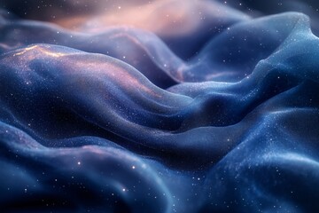Wall Mural - representing the concept of dark matter in visual art