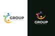 © Agung - People group with letter c logo design for community, coaching and teamwork vector logo template