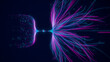 © Chaosamran_Studio - Big data artificial intelligence machine learning neural network flow complex information science innovation technology data analysis visualization cyberspace future. 3d rendering.