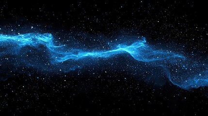 Wall Mural - black blue sparks background