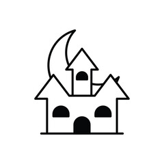 Haunted House vector icon