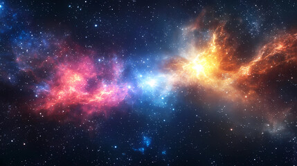 Wall Mural - colorful space galaxy cloud nebula. stary night cosmos. universe science astronomy. supernova backgr