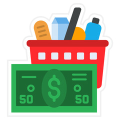 Sticker - Shopping Icon