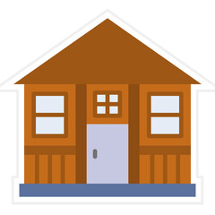 Sticker - Cabin Icon