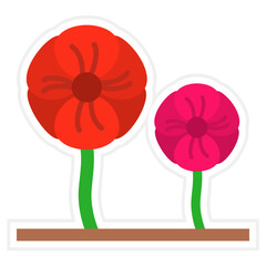 Sticker - Flowers Icon