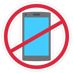 Sticker - No phone Icon